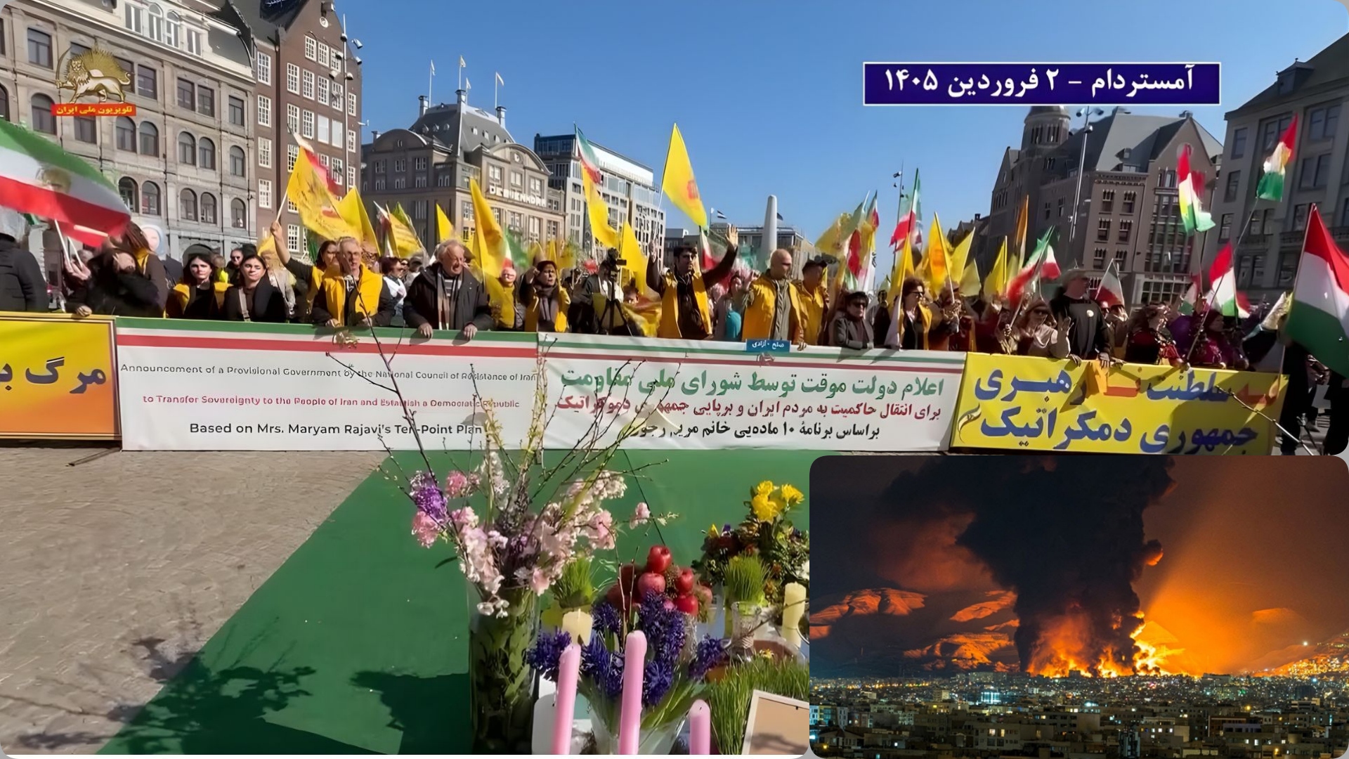 بیست و چهارمین روز جنگ-ایران در نقطهعطف تاریخ: از شعلههای جنگ تا طلوع جایگزین دموکراتیک